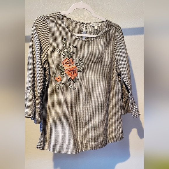 Lot Of 6 Pink Solid & Floral Boho Women's Tops Blouses Bundle Size Small - Picture 6 of 8